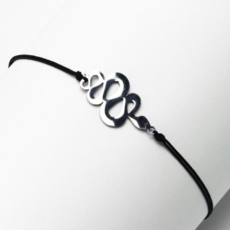 New Year's Bracelet “Magic around us”, for the New Year, a snake, 6.8 x 7.5 cm-4