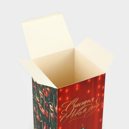 Folding box "Champagne", 9.5 x 32.5 x 9.5 cm, New Year-5