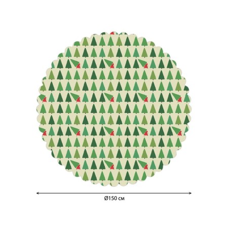 The tablecloth “stole a Christmas tree”, round, Saten, d = 150 cm-1