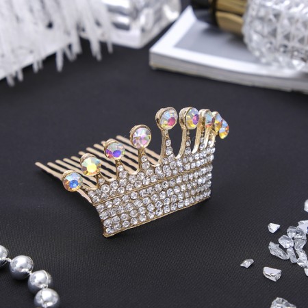 Hair diadem "Royal lady" straight, 3.5x7 cm