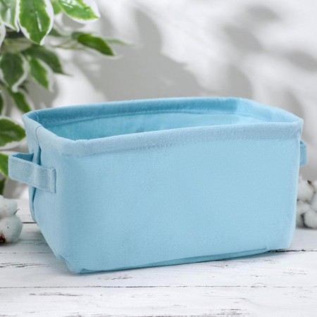 The storage basket "Cactus", 23 × 16 × 12 cm, blue color-2