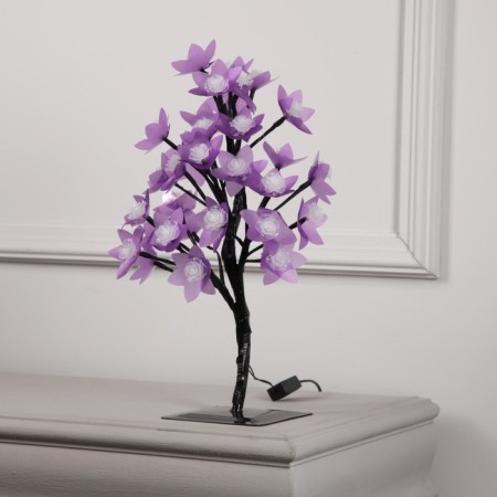 LED bush "Large roses" 30 cm, 32 LED, blinking, 220 V, glow of multi (RG/RB)-1