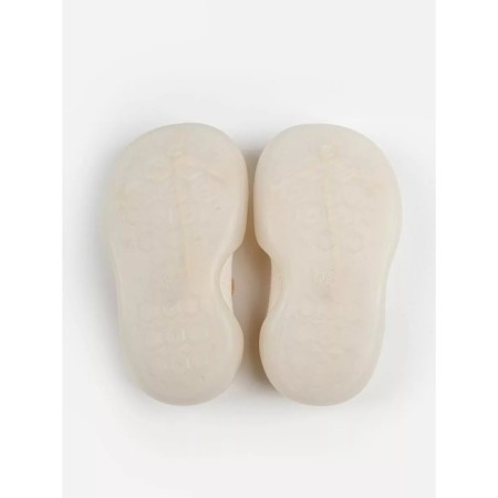 Botins-knees children's first step pure pineApple with a breathing sole, size 23, beige color-8