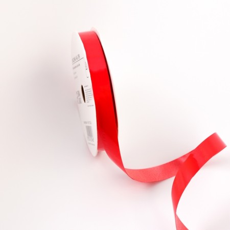 Plastic tape "gloss", 1.2cm x 45m, red-1