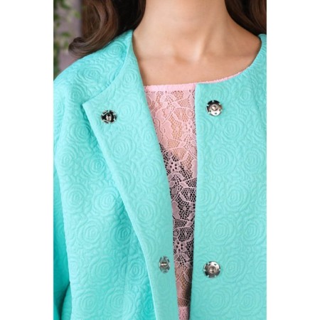 Cardigan female, size 44, green color-15