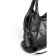 Women's bag, eco -leather, Ludor black, 33x15x22 cm