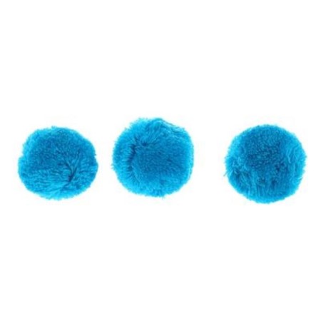 Pompons, 4.5 cm, in a set of 200 pcs., Blue color-1