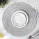 Serving napkin on the Glori Magistro table, d = 38 cm, silver color