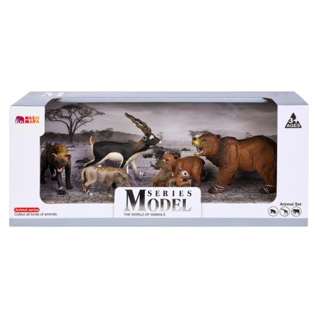 Набор фигурок «Мир диких животных», 6 фигурок-6