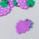 Decor for creativity rubber "Grapes" set 15 pcs 3.4x2.5 cm