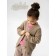 Cardigan Children's Amarobaby Knit, height 134, beige color