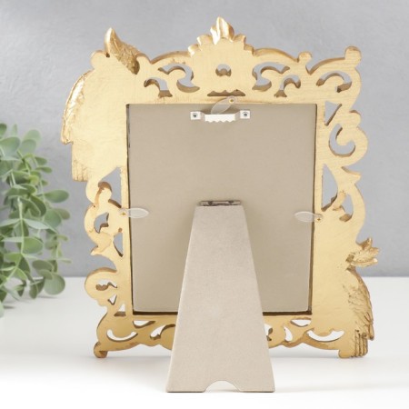Photo frame Polystone 13x18 cm "Parrots" Ogent gold 28.5x23 cm-3