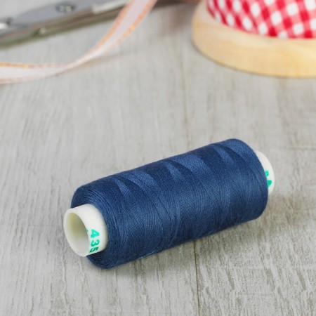Thread Dor TAK 40/2, 400 yards, color No. 435 Blue, 10 pcs in units.