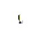 Mormyshka column black, lime abdomen + ball Granen chameleon, weight 0.5 g
