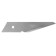 A set of OLFA OL-KKB-2 blades, stainless steel, for OL-CK-2, 105x20x1.2 mm, 2 pcs