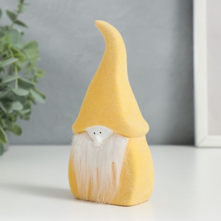 Souvenir Ceramics "Puff Gene" yellow phlock 12.2x2.9x5.7 cm-5