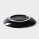 Porcelain saucer "watercolor", d = 12 cm, black color