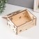 Casket "Snowflake" Natural 13x17x8 cm (set of 6 parts)