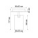 Gusto lamp, 50 watts, GU10, white color