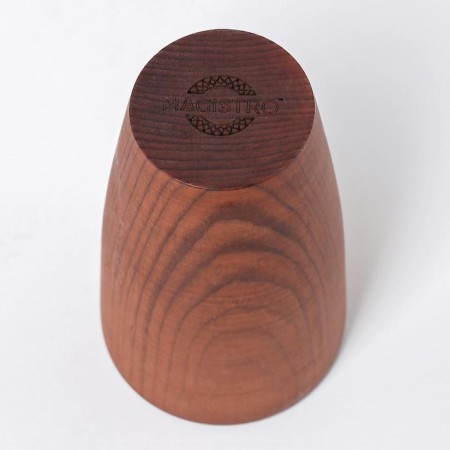 A glass of natural cedar MAGISTRO, 450 ml, 15 × 9.5 cm, brown color-5