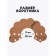 Veterinary collar made of felt "chamomile", size l, brown
