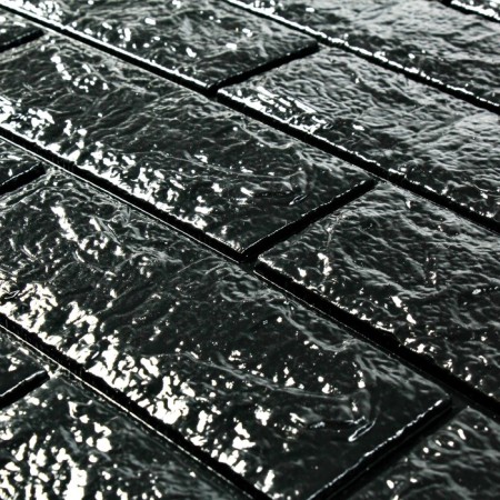 Self -adhesive PVC panel "Black Brick" 70*77cm