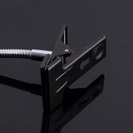Lupa table 3x, 8x, diameter 9cm, on a flexible leg, with a clothespin-2