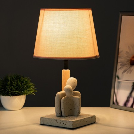 Board Lamp "Tenderness" E14 40W Beige 20x20x31cm Risalux-1