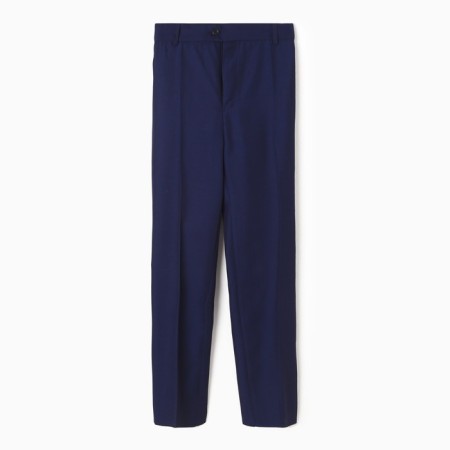 School trousers for a boy, dark blue color, height 146-152 cm