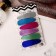 Invisibility for Herty hair (set 6 pcs) neon shine, 5.5 cm, mix