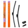 Airline wiper brushes, frameless 2 pcs, 3 types, 700/700 mm