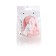 Soft toy Gulliver Bunny Curly Pink color, 22 cm