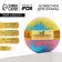 Bombing for the bath "Fruit Rainbow", 130 g, aroma of tropical fruits, Beauty Fox