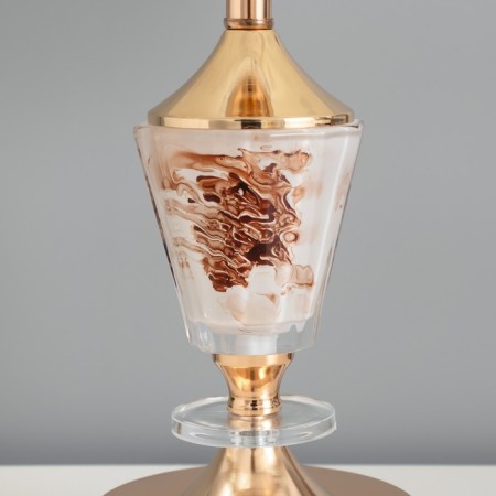Viva table lamp E27 40W gold 25x25x47 cm Risalux-4