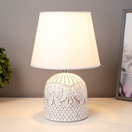 Carolina table lamp E14 40W white 20x20x30 cm Risalux-1