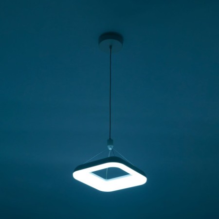 Suspended Citilux “Parker” CL225B210, 25x25x25 cm, 1x15W, LED, white color-5