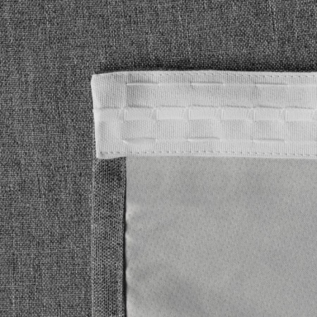 Set of curtains "Merlin", size 2x145x270 cm, dark gray color-3