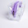 Cosmetic bag from the transparent PVC "Nama in itself", 14x8 cm