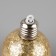 A set of Christmas tree balls “Golden stars” 3 pcs., Battery, 5 LED, glow warm white