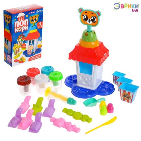 Set for playing with plasticine "popcorn"