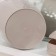 Garbage container desktop Tule, 1 l, d = 11.2 cm, h = 17.5 cm, beige color