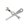 Metal designer No. 1 for labor lessons, 206 parts