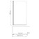 Shower curtain for the bath Wasserkraft Berkel 48P01-80Black, 800x1400 mm, matte, black
