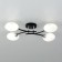 Ceiling chandelier Citilux "Florida" CL148145, 65.5x51x14.5 cm, 4x60W, E14, Black Color Black