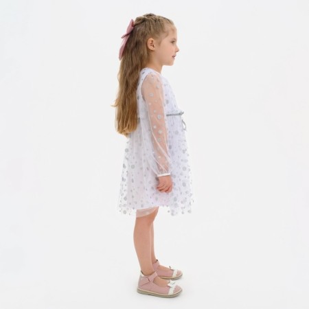 Baby dress "Snowflake" Kaftan p. 34 (122-128 cm)-7