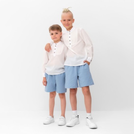 Shirt for a boy minku color white, height 92-10