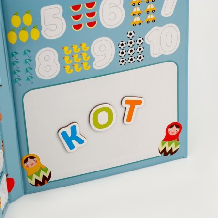 Magnetic board "Knowledge" in the set Magnets: alphabet + numbers, 2 × 18 × 25 cm-7