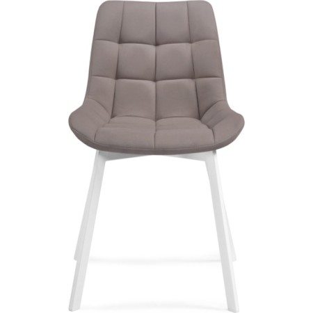 SHELS on the metal frame Chelsea Metal/velor, white/latte 50x60x80 cm-1