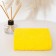 Terry orange towel 30x50cm, central yellow, 400g/m, cotton 100%