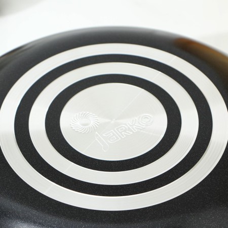 Kazan Forever, 3.5 l, d = 28 cm, two removable handles, glass lid, black color-4